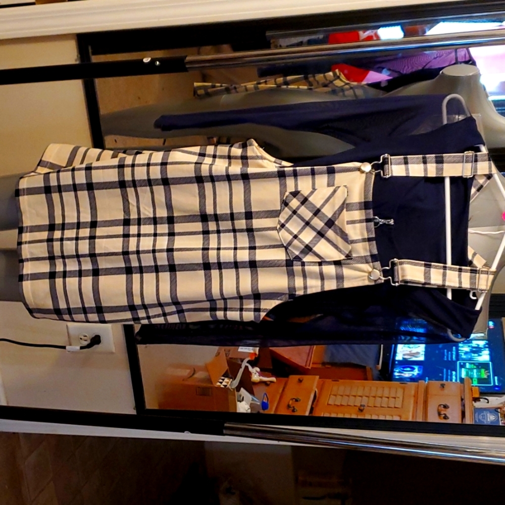 2pcs bodysuit and dress jumper